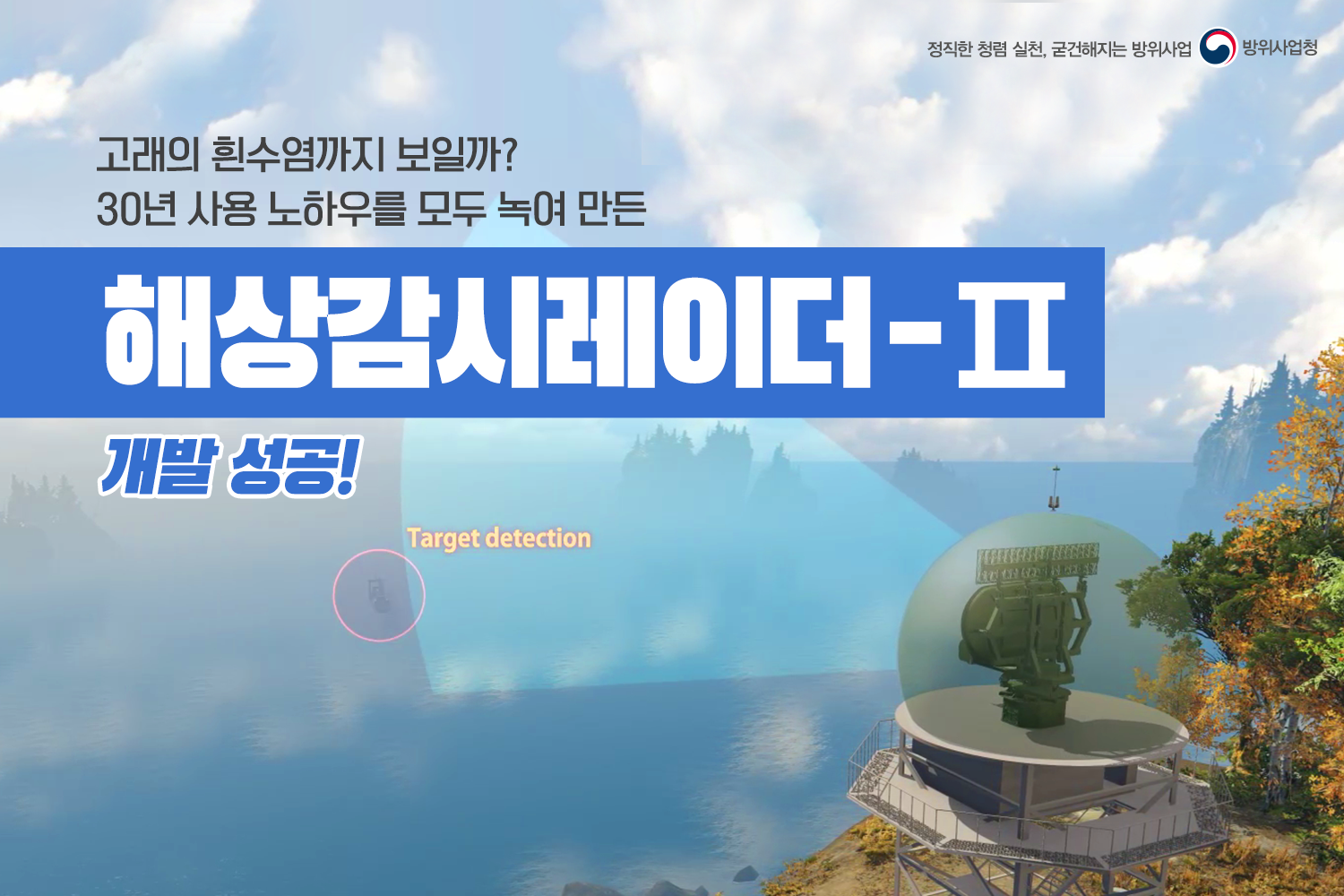 해상감시레이더-Ⅱ 개발성공