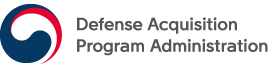 방위사업청 Defense Acquistion Program Administration CI-타이포 이미지