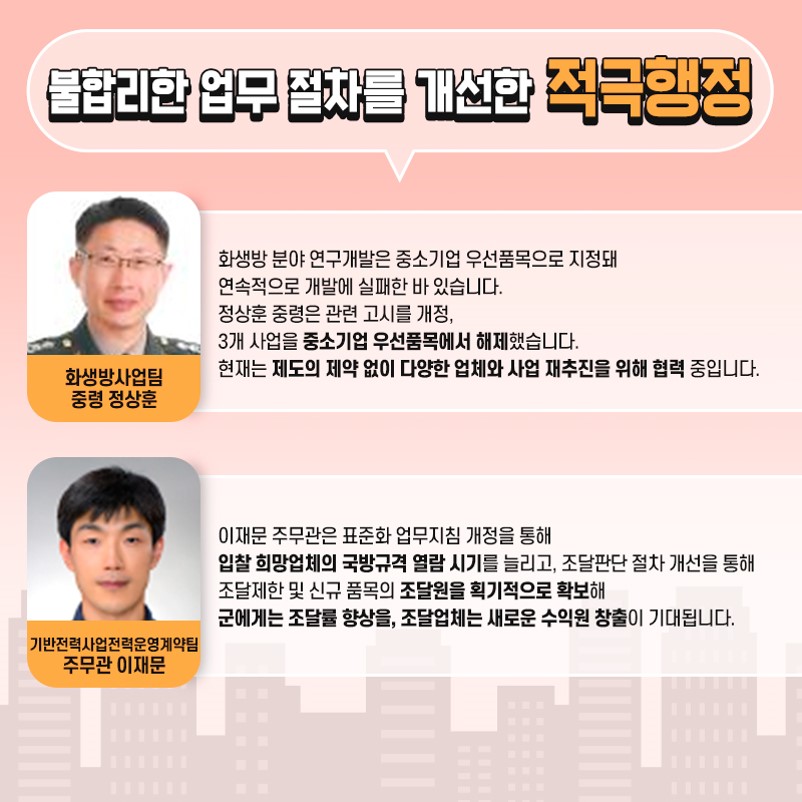 불합리한 업무 절차를 개선한 적극행정(4)